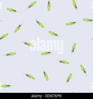 seamless pattern portable oral irrigator using water for dental cleaning Stock Vector