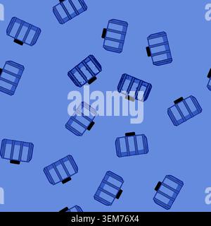 seamless pattern bottle plastic tank cartoon vector Stock Vector