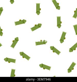 pattern metal fire hydrant cartoon vector Stock Vector