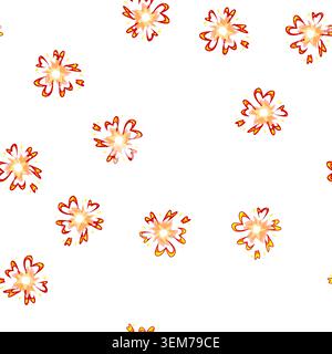 pattern electric impact vfx cartoon vector Stock Vector