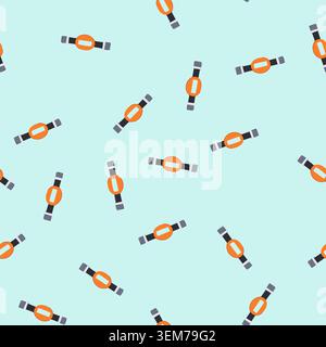 seamless pattern water meter illustrating consumption and utility measurement Stock Vector