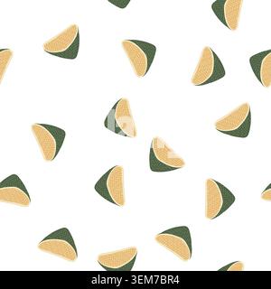 pattern asian bamboo steamer cartoon vector Stock Vector