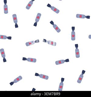pattern fallout atomic bomb cartoon vector Stock Vector