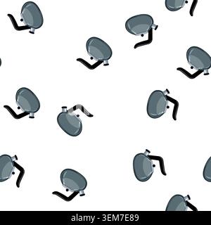 pattern hot kettle kitchen cartoon vector Stock Vector