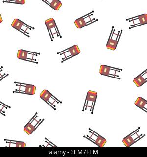 pattern office file cabinet cartoon vector Stock Vector