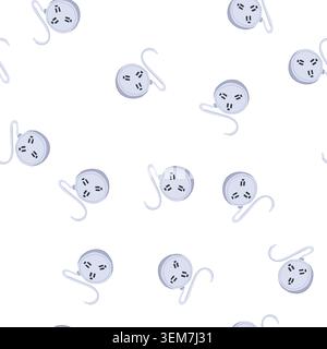 pattern command power strip smart cartoon vector Stock Vector