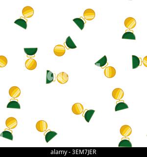 pattern award military medal cartoon vector Stock Vector