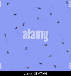 seamless pattern buoyancy diving cylinder cartoon vector Stock Vector