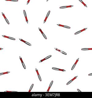 pattern stylus interactive whiteboard pen cartoon vector Stock Vector
