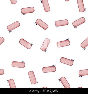 pattern stationery pencil case cartoon vector Stock Vector