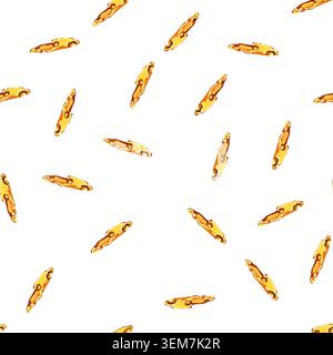 pattern caldera lava puddle cartoon vector Stock Vector