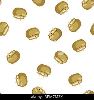 pattern wax scented candle cartoon vector Stock Vector