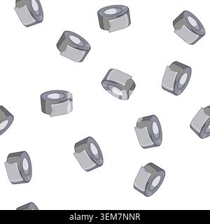 pattern strip duct tape cartoon vector Stock Vector