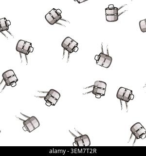 pattern healthy double boiler pan cartoon vector Stock Vector