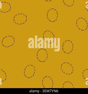 seamless pattern bracelet beads necklace cartoon vector Stock Vector