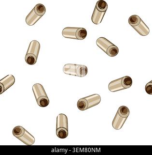 pattern Cling film roll for food preservation concept Stock Vector