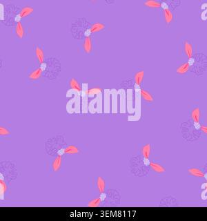 seamless pattern accessory hair scrunchies cartoon vector Stock Vector