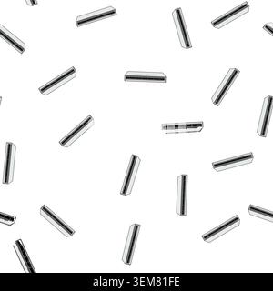 pattern fax scanner document cartoon vector Stock Vector
