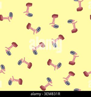 seamless pattern wrinkle steamer portable cartoon vector Stock Vector