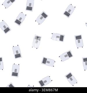 pattern compressor air conditioner cartoon vector Stock Vector