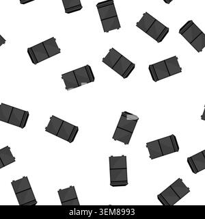 pattern archive file cabinet cartoon vector Stock Vector