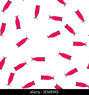 pattern laundry ironing board cartoon vector Stock Vector