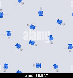 seamless pattern pipe bong cannabis cartoon vector Stock Vector