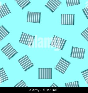 seamless pattern Roller blind with alternating striped pattern design Stock Vector