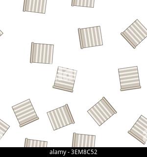 pattern Roller blind zebra window shade cartoon drawing Stock Vector