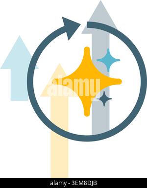 Update and Refresh Symbol Stock Vector