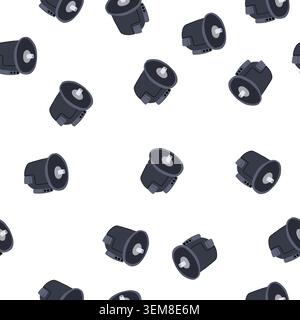 pattern magnetic electric motor cartoon vector Stock Vector
