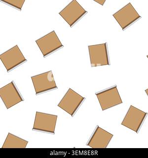 pattern Roller blind offering privacy and light control Stock Vector