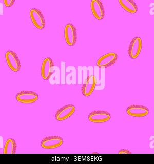 seamless pattern traditional bracelet churi indian cartoon vector Stock Vector