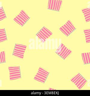 seamless pattern clear shower curtain cartoon vector Stock Vector
