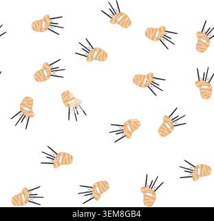 pattern object wooden chair cartoon vector Stock Vector