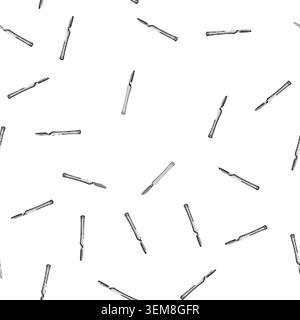 pattern metal scalpel surgery cartoon vector Stock Vector