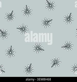 seamless pattern power wind turbine home use cartoon vector Stock Vector