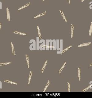 seamless pattern food marble tray cartoon vector Stock Vector