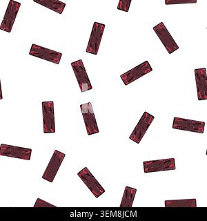 pattern bit lava game button cartoon vector Stock Vector