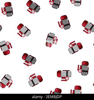 pattern pressure vacuum pump cartoon vector Stock Vector