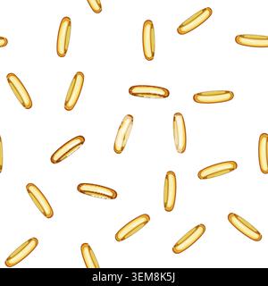pattern abstract golden ring cartoon vector Stock Vector