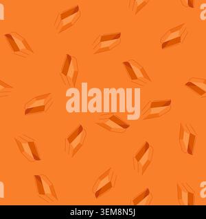 seamless pattern black desk tray cartoon vector Stock Vector