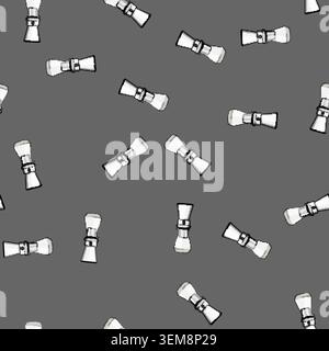 seamless pattern drink ice drip coffee cartoon vector Stock Vector
