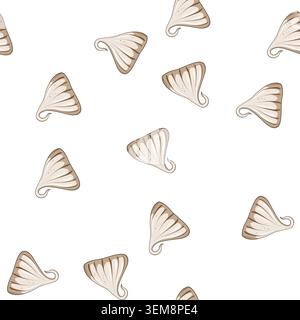 pattern ice meringue cartoon vector Stock Vector