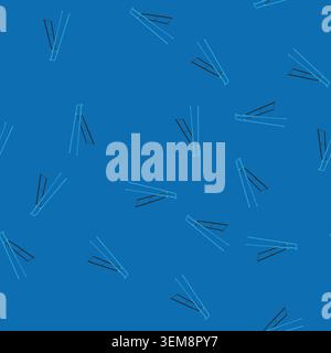 seamless pattern metal step ladder cartoon vector Stock Vector