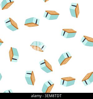 pattern travel cable organizer cartoon vector Stock Vector