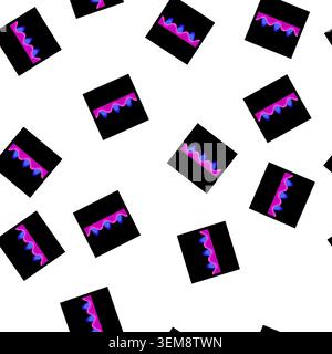 pattern sound equalizer music cartoon vector Stock Vector