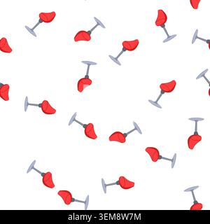 pattern swivel bar stool cartoon vector Stock Vector