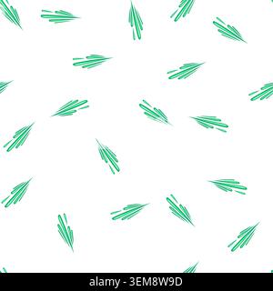 pattern green cartoon speed lines motion blast effect Stock Vector