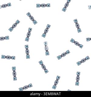 pattern power multi device charging station cartoon vector Stock Vector